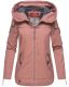 Navahoo Wekoo ladies spring jacket with hood - Rosa-Gr.XXL