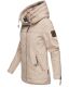 Navahoo Wekoo ladies spring jacket with hood - Beige-Gr.XS