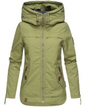 Navahoo Wekoo ladies spring jacket with hood - Green-Gr.XS