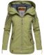 Navahoo Wekoo ladies spring jacket with hood - Green-Gr.XS