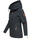 Navahoo Wekoo Damen Übergangsjacke mit Kapuze Navy Muster Größe XS - Gr. 34