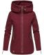 Navahoo Wekoo ladies spring jacket with hood - Bordeaux-MD-Gr.XS