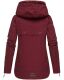 Navahoo Wekoo ladies spring jacket with hood - Bordeaux-MD-Gr.XS