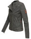 Marikoo Akikoo Damen Kunst-Wildleder Jacke Schwarz-Gr.XS