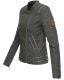 Marikoo Akikoo Damen Kunst-Wildleder Jacke Schwarz-Gr.XS
