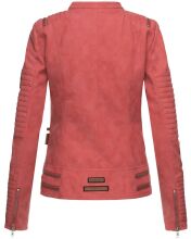 Marikoo Akikoo ladies faux leather jacket - Red-Gr.XS