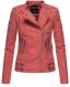 Marikoo Akikoo ladies faux leather jacket - Red-Gr.XS