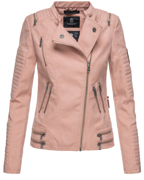 Marikoo Akikoo ladies faux leather jacket - Rosa-Gr.XS