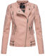 Marikoo Akikoo ladies faux leather jacket - Rosa-Gr.XS