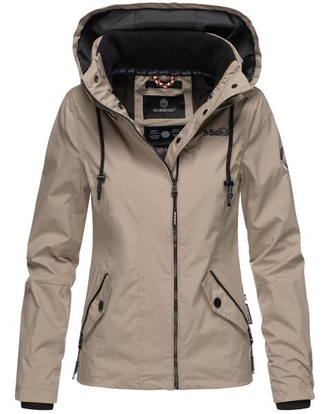 Marikoo Maliaa Damen leichte Übergangsjacke Taupe-Gr.XS