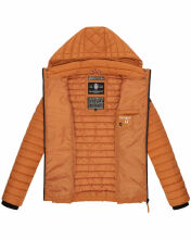 Marikoo Samtpfote leichte Damen Steppjacke Cinnamon Größe S - Gr. 36