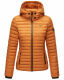 Marikoo Samtpfote leichte Damen Steppjacke Cinnamon Größe S - Gr. 36