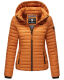 Marikoo Samtpfote leichte Damen Steppjacke Cinnamon Größe XL - Gr. 42