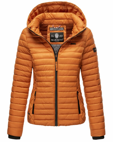 Marikoo Samtpfote leichte Damen Steppjacke Cinnamon Größe XXL - Gr. 44