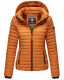 Marikoo Samtpfote leichte Damen Steppjacke Cinnamon Größe XXL - Gr. 44