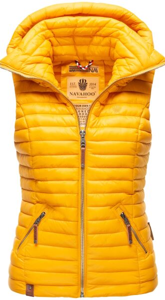 Navahoo Shadaa lightweight ladies quilted vest - Yellow-Gr.XXL