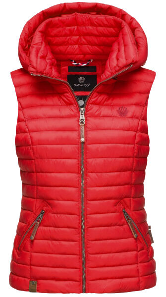 Navahoo Shadaa leichte Damen Stepp Weste Rot Größe XS - Gr. 34