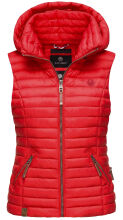 Navahoo Shadaa lightweight ladies quilted vest - Red-Gr.XL