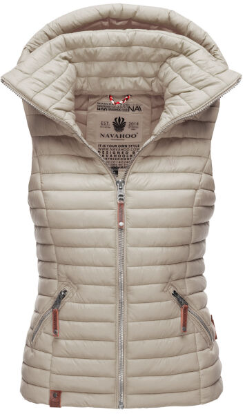 Navahoo Shadaa lightweight ladies quilted vest - Brightgray-Gr.L