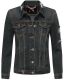 Navahoo Pamuyaa Damen Jeans Jacke Schwarz-Gr.XS