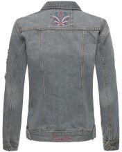 Navahoo Pamuyaa Ladies Jeans Jacket - Gray-Gr.XS