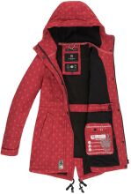 Marikoo Ladies Jacket Zimtzicke Red Pattern Size M - Size 38