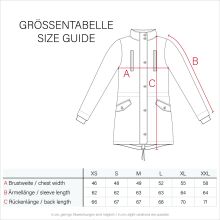 Navahoo Pearl Damen Winterjacke mit Kunstfell Rosa Größe XS - Gr. 34
