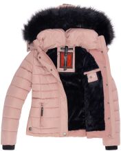 Navahoo Chloe Damen Winterjacke gefüttert Rosa Größe S - Gr. 36