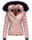 Navahoo Chloe Damen Winterjacke gefüttert Rosa Größe XL - Gr. 42