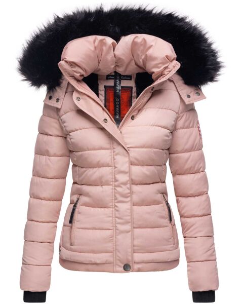 Navahoo Chloe Damen Winterjacke gefüttert Rosa Größe XXL - Gr. 44