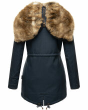 Navahoo Diamond ladies jacket with teddy fur - Navy-Gr.XS