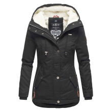Marikoo Bikoo ladies winter jacket with hood - Black-Gr.S