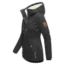 Marikoo Bikoo ladies winter jacket with hood - Black-Gr.M