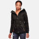 Marikoo Bikoo ladies winter jacket with hood - Black-Gr.M