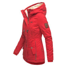 Marikoo Bikoo ladies winter jacket with hood - Red-Gr.XXL