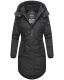 Marikoo Kamil Damen Parka Winterjacke mit Kapuze Schwarz Größe XS - Gr. 34