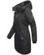Marikoo Kamil Damen Parka Winterjacke mit Kapuze Schwarz Größe XS - Gr. 34