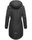 Marikoo Kamil Damen Parka Winterjacke mit Kapuze Schwarz Größe XS - Gr. 34