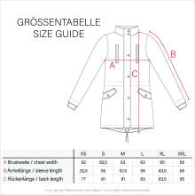 Marikoo Kamil Damen Parka Winterjacke mit Kapuze Coral Größe XS - Gr. 34