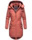 Marikoo Kamil Damen Parka Winterjacke mit Kapuze Coral Größe XS - Gr. 34