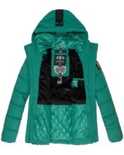 Marikoo Liebeswolke Damen Steppjacke Türkis-Gr.XS