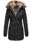 Marikoo Lieblingsjacke ladies warm winter jacket with hood - Black-Gr.XXL