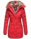 Marikoo Lieblingsjacke ladies warm winter jacket with hood - Red-Gr.XXL