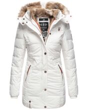 Marikoo Lieblingsjacke ladies warm winter jacket with hood - White-Gr.XS
