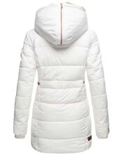 Marikoo Lieblingsjacke ladies warm winter jacket with hood - White-Gr.XS