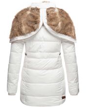 Marikoo Lieblingsjacke ladies warm winter jacket with hood - White-Gr.XS