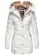 Marikoo Lieblingsjacke ladies warm winter jacket with hood - White-Gr.XS