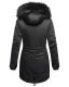Navahoo Luluna Princess warme Damen Winterjacke mit Kunstfell Schwarz Größe L - Gr. 40
