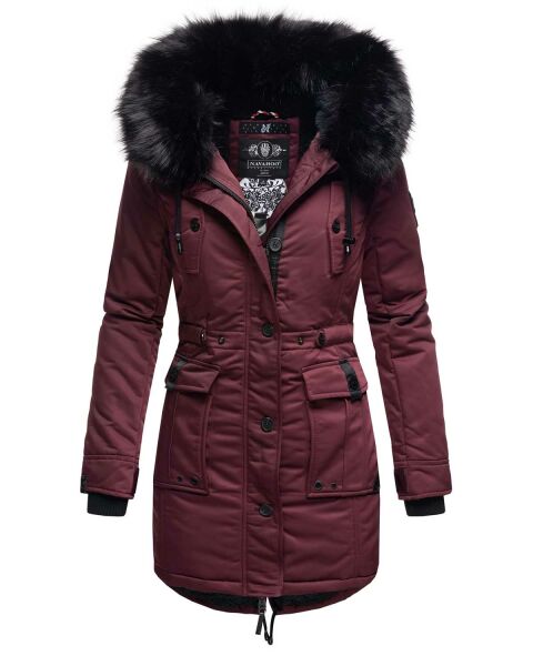 Navahoo Luluna Princess Ladies Winterjacket B818 Wine Red Size XXL - Size 44