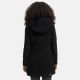 Marikoo Maikoo Damen Trenchcoat Wintermantel Schwarz Größe M - Gr. 38